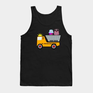 Shurkasons riding a truck Tank Top